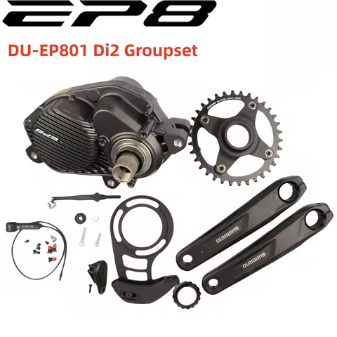 Shimano EP8 Series DU-EP801 Di2 Groupset EM600 170MM Crankset SM-CDE80 EW-SW310 EW-SS300 For MTB Mou
