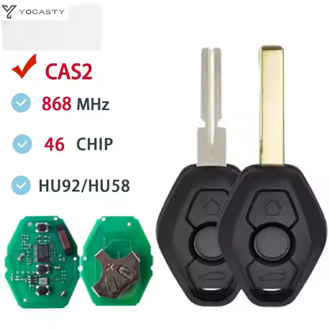 5WK49125 5WK49127 5WK49147 CAS2 CAS 2 Remote Key Replacement 2 Track For BMW X5 E70 1 E87 3 E46 5 E6