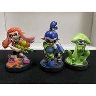 Amiibo Splatoon Orange Inkling Girl Blue Boy Green Squid Secondhand