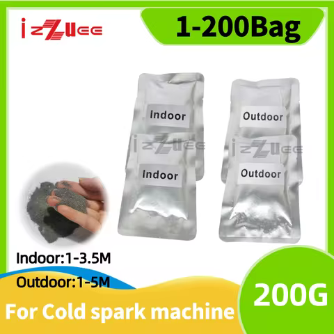 1-200 bag Ti Powder 200g Cold Spark Machine 750W Sparkular Machine DMX Wedding Sparkler Machine Foun