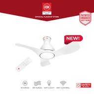 [PRE ORDER] KDK F40GP (100cm) Wi-Fi and Apps Control DC LED Light Ceiling Fan