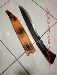 Agricultural Tool Gulok with Case Medium Gawa sa Molye Blade