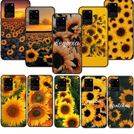 Samsung Galaxy A54 A34 A14 5G A24 4G Silicone Soft Cover TPU Phone Case BM50 Sunflowers