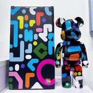 Be@rbrick Yoon Graffiti Gear Joint 400% 28 cm The Great Wave off Kanagawa HajimeSorayama 2G Starry Night High Quality Bearbrick Action Figures Toys Collections Gift