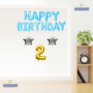 30k Decoration Set Kids Birthday Decoration Happy Birthday Foil Balloon Decoration Gold Number Ballo