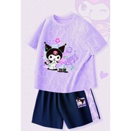 Kid's fashion Sanrio Kuromi cute little girl casual outfit