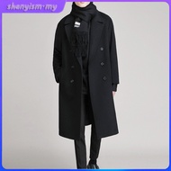 High Quality Jaket Lelaki Quality Cotton Men's long trench coat, autumn and winter woolen coat, men'