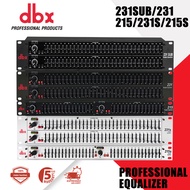 DBX 215S EQ อีควอไลเซอร์มืออาชีพแบบ Dual 31-segment equalizer ktv stage performance bar เครื่องปรับเ