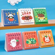 2024 Year Mini Cartoon Fruit Series Desk Calendar School Office Desktop Planner