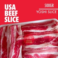 USA SHORTPLATE SLICE BEEF / DAGING SAPI SHORTPLATE - 500gr