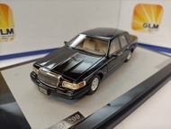 GLM 1 43 Lincoln Town Car 4-Door Deluxe Car Model Lincoln Town Car 1997 Black