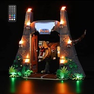 GEAMENT LED Light Kit (Remote Control) Compatible with Lego Jurassic Park:T.rex Rampage - for Jurass