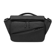 Ozuko กระเป๋าสะพายข้างสำหรับผู้ชายแฟชั่น กระเป๋าแมสเซนเจอร์อเนกประสงค์สำหรับผู้ชายกันน้ำได้กระเป๋าสะ