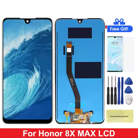 7.12" 8X Max Lcd For Honor 8X Max ARE-AL00 ARE-L22HN ARE-AL10 LCD Display Touch Screen Digitizer Ass