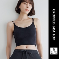 JAPAN PATENTED 24HRS Bra Padded Cropped Short Camisole ｜ Strap Anti-Sagging Top Sleep BAMBI WATER