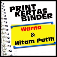 Jasa PRINT BINDER BLACK WHITE/ COLOR A5/B5 ONLINE FAST
