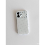 Phone Phone Case Suitable for iPhone 11 12 13 14 15 16 17 Pro max Plus Air Soft Cute Cute Polka Dot 