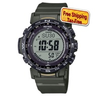 JDM WATCH ★ Jam Tangan Wanita Casio PRW-35Y-3BJF 100M Waterproof Quartz Solar Movement Resin Strap L