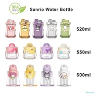 Sanrio Kids Water Bottle Tritan Bottle, 100% Bpa Free, Cute Water Bottle, My Melody, Kuromi, Cinnamoroll, Pompom Purin LIVEBECOOL