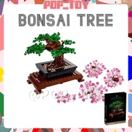 【Plant Series】MOC Bonsai Tree potted plant 10281 Building Blocks creative decoration Ornaments Kids Toys Gifts