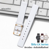Woalmorn | สายนาฬิกาหนังแท้ชาย Calvin Klein แบบหัวเข็มขัดสุดเท่ หนังวัว สายนาฬิกาแฟชั่นสำหรับผู้ชายแ
