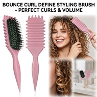 Bounce Curl Define Styling Brush Curl Defining Hair Brush 2026 Flash Styling Brush for Curly Hair Sh