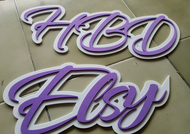 huruf dekorasi pesta Custom Inisial & nama wedding bahan spon eva tinggi 25cm huruf dekorasi hiasan 