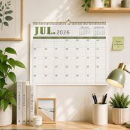 Calendar 2026-2027, Monthly Wall Calendar Runs Until June 2027, 8.1" X 11.6", Spiral Binding Hanging