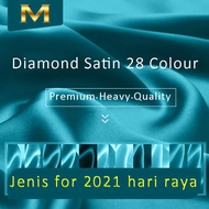 Part 1 Premium Diamond Sonata Satin 0.5m Kain Pasang Kain Ela Langsir Bidang 58/60