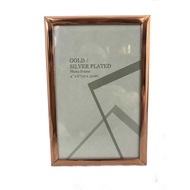 Chrome Plated Photo Frame Size 4R