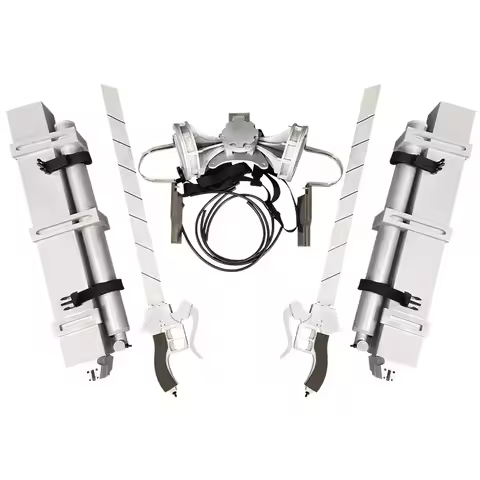 Anime Eren 3D Maneuver Gear Mikasa Cosplay Props Weapon Swords Thunder Spears For Halloween Christma