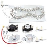 Dryer Heating Element Kit Fit or Bravos MED5630HC1 MED5630HC2 MED5630HW1 MED5630HW0 MED5630HW2 MED35