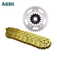 ASDL 520-41T 520-15T Motorcycle Chain and Front Rear Sprocket for Honda CB500 F/FA-D,E,F,G,H 13-17 CB500F CB500FA 520 41T 15T