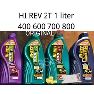 2025🔥2T Lebih Wangi HI-REV 400 700 800 Semi Synthetic HI REV 1L ENIGINE OIL MOTOR  Api Rxz 125ZR Y11