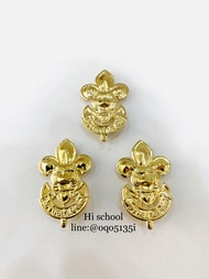 หมวกเบเร่ย์ หมวกลูกเสือ สามัญรุ่นใหญ่ สีแดง หมวกเบเร่ย์ อุปกรณ์ลูกเสือ ชุดลูกเสือ (รวมเข็ม)