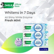 DARLIE All Shiny White Enzyme Fresh Mint Whitening Toothpaste 120g x3