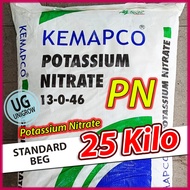 (25kg) Baja Kemapco PN / KNO3 Potassium Nitrate / Kalium Nitrate Water Soluble Fertilizer Ag-Tech 优质