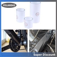 [yolanda2.sg] MTB Mountain Bike Frame Sticker Transparent Bicycle Paint Protection Film