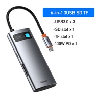 Baseus USB C HUB Type C to HDMI-compatible USB 3.0 Adapter 4 in 1 /5 in 1 /6 in 1 /7 in 1/8 in 1/9 i
