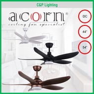 Acorn Veloce DC-160 44"/54" 5 Blades Ceiling Fan with LED and Remote Control