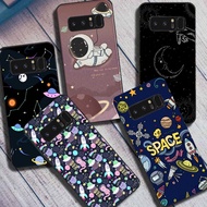 Astronaut Cover For Samsung Galaxy Note 8 N950F N950 Soft Silicone CaseFor Samsung Galaxy Note8 Back Phone Cases Shells