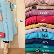 Tunic Wanita/ Duffy long tunic / Duffy tunic Tunic / Top Tunic