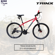 [Bike zone] TRINX M100 ELITE HYDRAULIC 27.5 mountain bike, Trinx Suspension FORK WITH LOCK-OUT , LTW