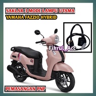 3-POINT SWITCH 3 MODE HEADLIGHT PNP YAMAHA FAZZIO HYBRID