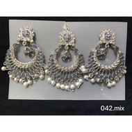 Indian earrings/earrings/tikka/tikka earring sets/Indian tikka/Indian accessories