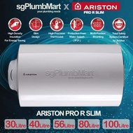 Ariston x sgPlumbMart PRO R SLIM Storage Water Heater 30L/40L/56L/80L/100L