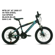 [Baru] Mtb 2689 Aviator 20 Inch 8 Speed Sepeda Gunung