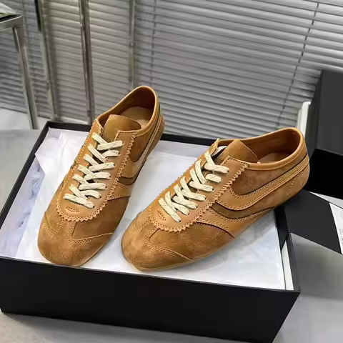 Retro German Army Trainer Sneakers Men Women Genuine Leather Suede Casual Sports Shoes Breathable Fl