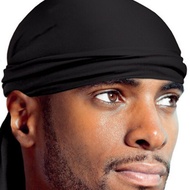 Men's Durag Bandanna Sports Du Rag Scarf Head Rap Tie M1X4 Cap h N5C5 R2B3