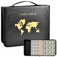 Coin Collection Holder อัลบั้ม FireProof Coin Collection Book สำหรับนักเดียวกับมืออาชีพ SUN-TH
